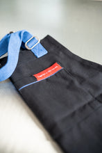 Load image into Gallery viewer, Black with Cobalt Apron