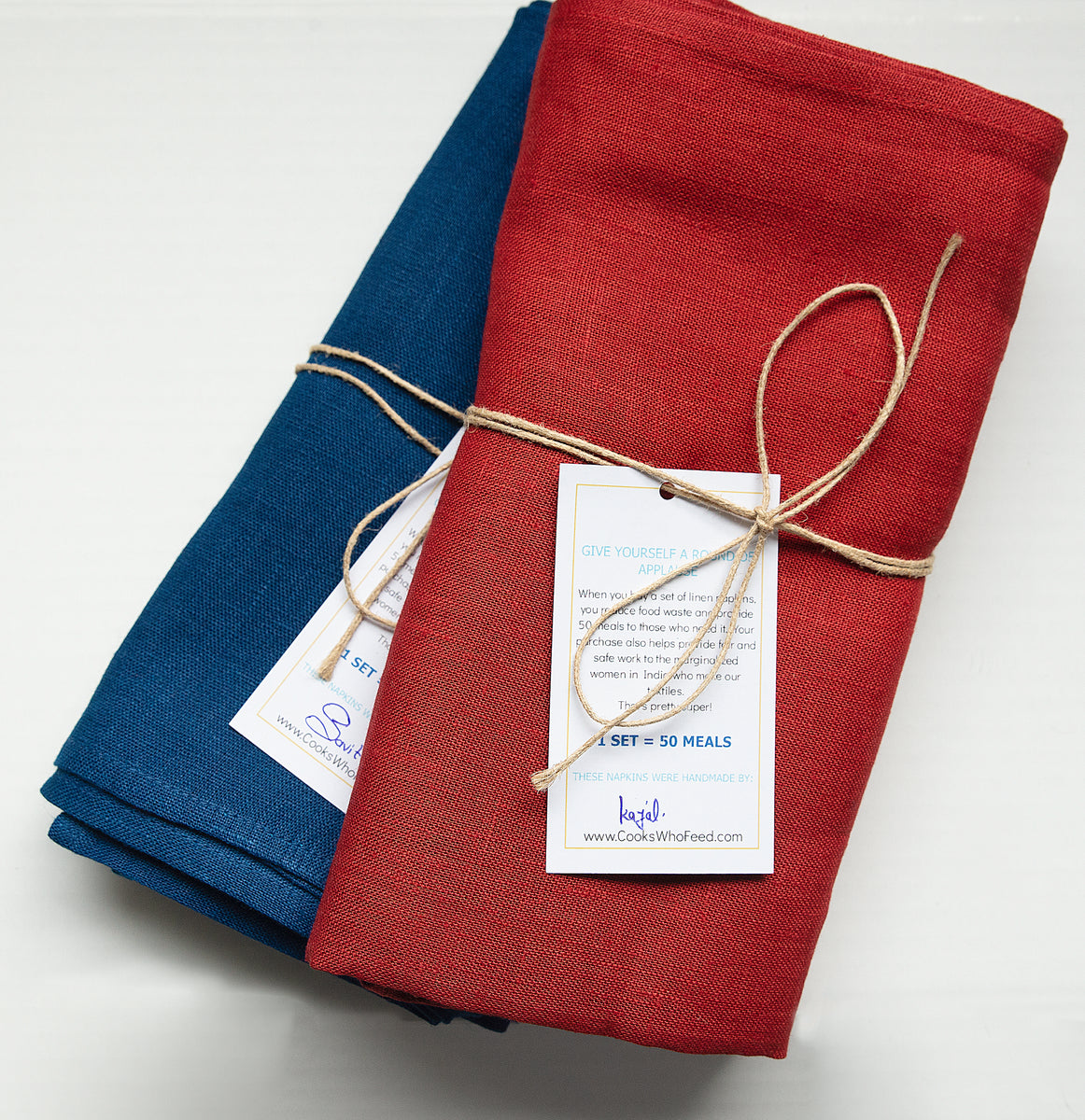 Handloom Linen Napkin Set