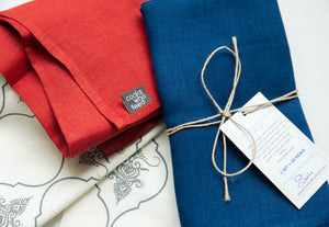 Handloom Linen Napkin Set